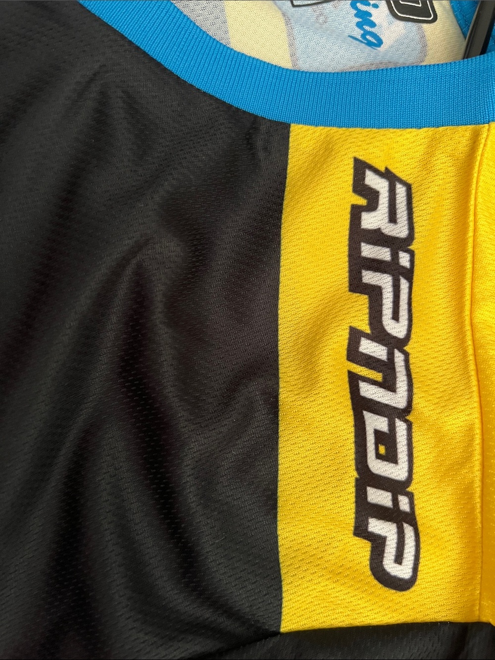 Ripndip Black Blue Yellow Racing Jersey with Pink Accents - Picture 5 of 6